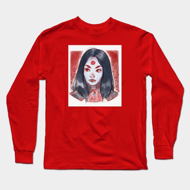 Red 2 Long Sleeve T-Shirt by Ithilnaur